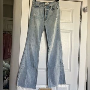 GRLFRND Light Blue Flare Jeans